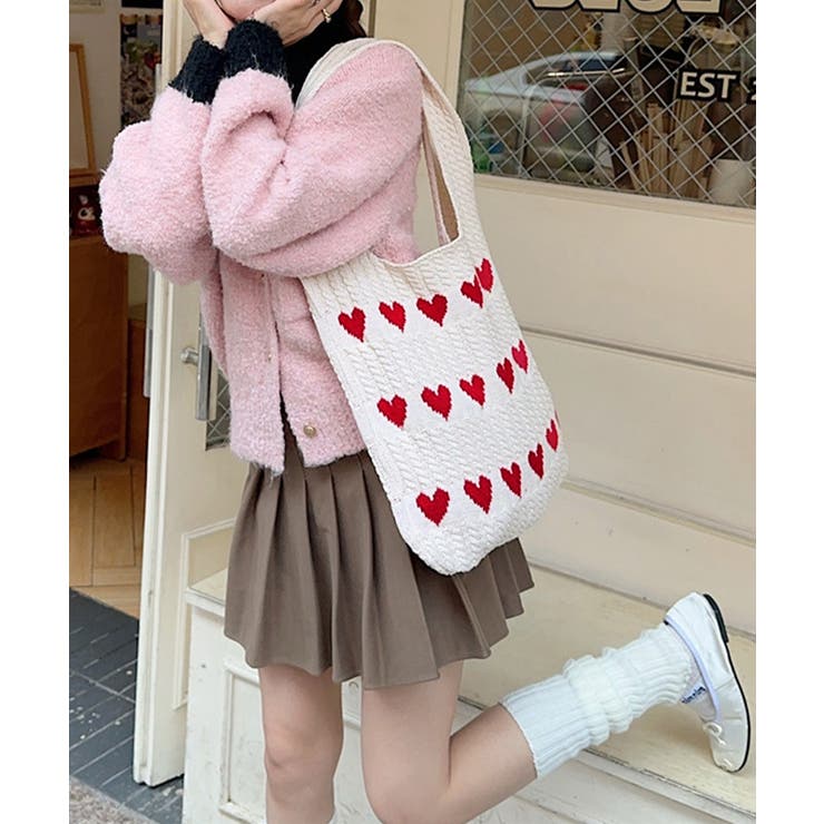 レディース 編みニット鞄 折りたたみ | SUNSHINE CLOSET | 詳細画像6 