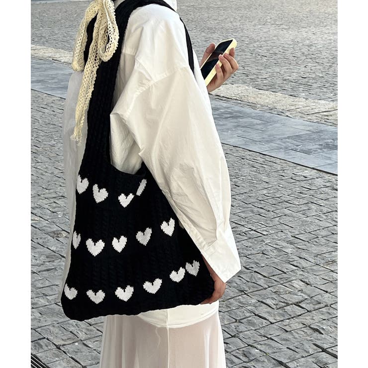 レディース 編みニット鞄 折りたたみ | SUNSHINE CLOSET | 詳細画像9 