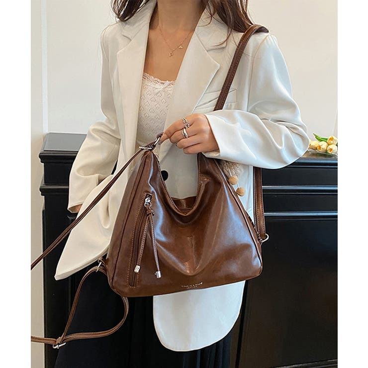 レディース 上品 フェイクレザーバッグ | SUNSHINE CLOSET | 詳細画像12 