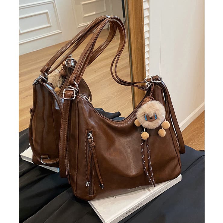 レディース 上品 フェイクレザーバッグ | SUNSHINE CLOSET | 詳細画像13 