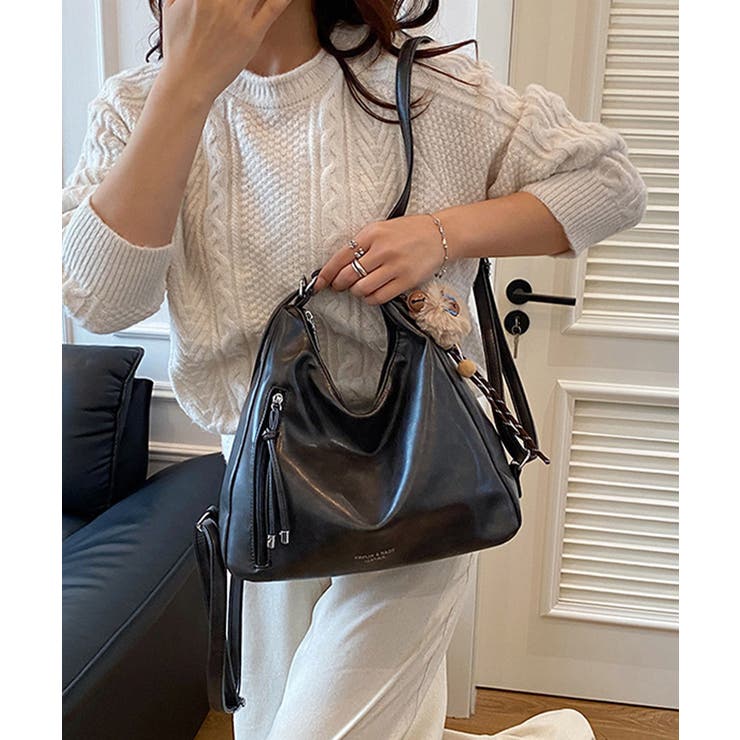 レディース 上品 フェイクレザーバッグ | SUNSHINE CLOSET | 詳細画像2 