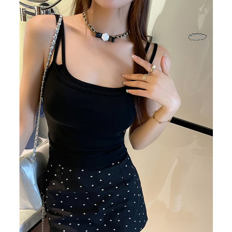 カップ付きキャミソール ブラトップ韓国風 | SUNSHINE CLOSET | 詳細画像2 