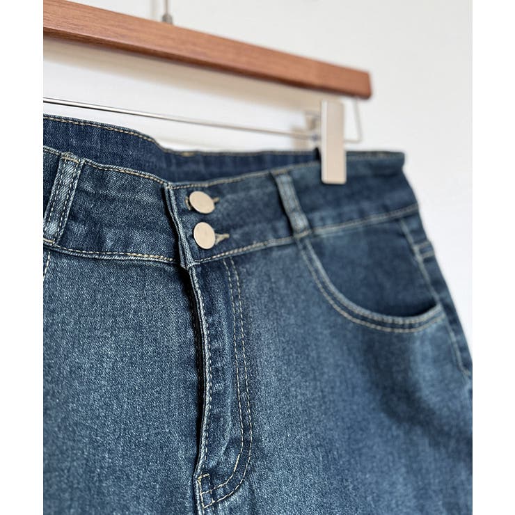 セミフレアデニムパンツ 美脚おしゃれ | SUNSHINE CLOSET | 詳細画像18 