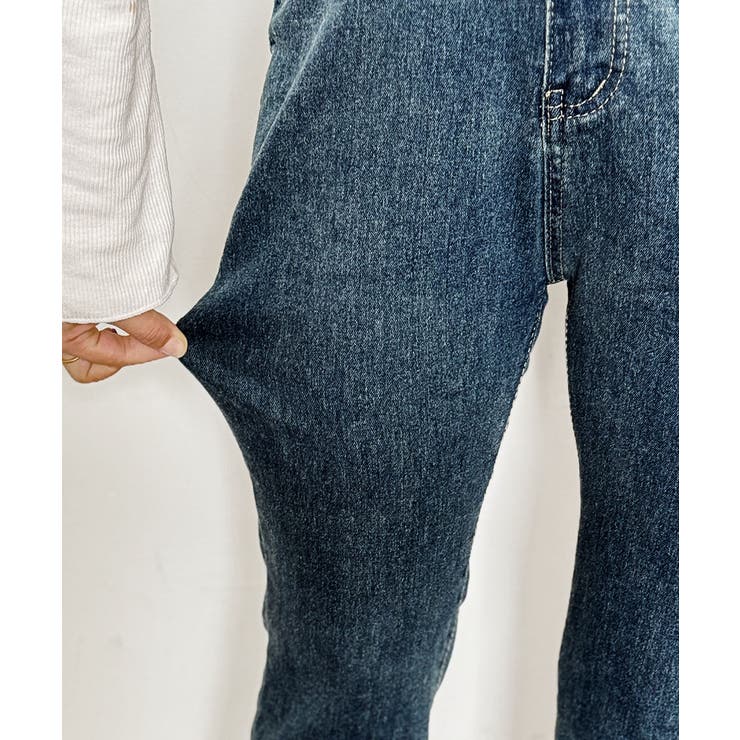 セミフレアデニムパンツ 美脚おしゃれ | SUNSHINE CLOSET | 詳細画像8 