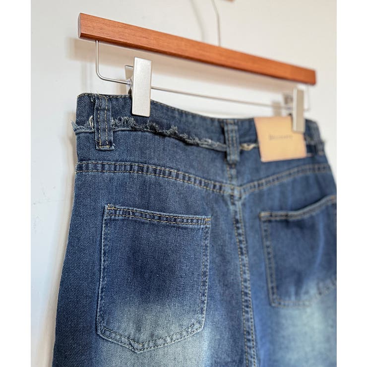 ハイウエスト デニムワイドパンツ 韓国風 | SUNSHINE CLOSET | 詳細画像20 