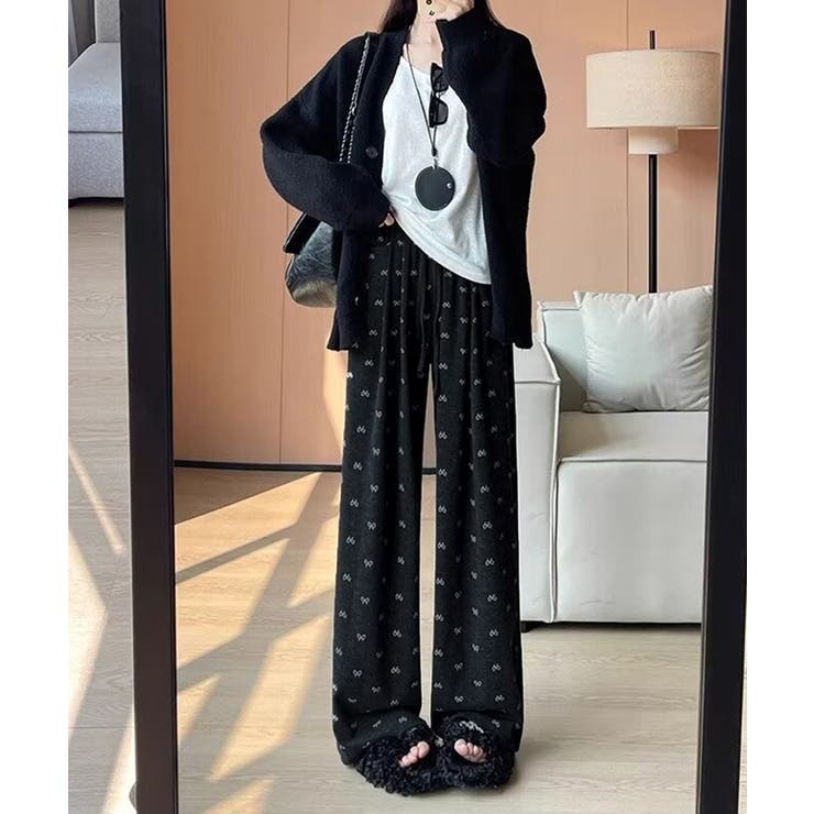 薄手スウェットパンツ 韓国風ワイドパンツ | SUNSHINE CLOSET | 詳細画像2 