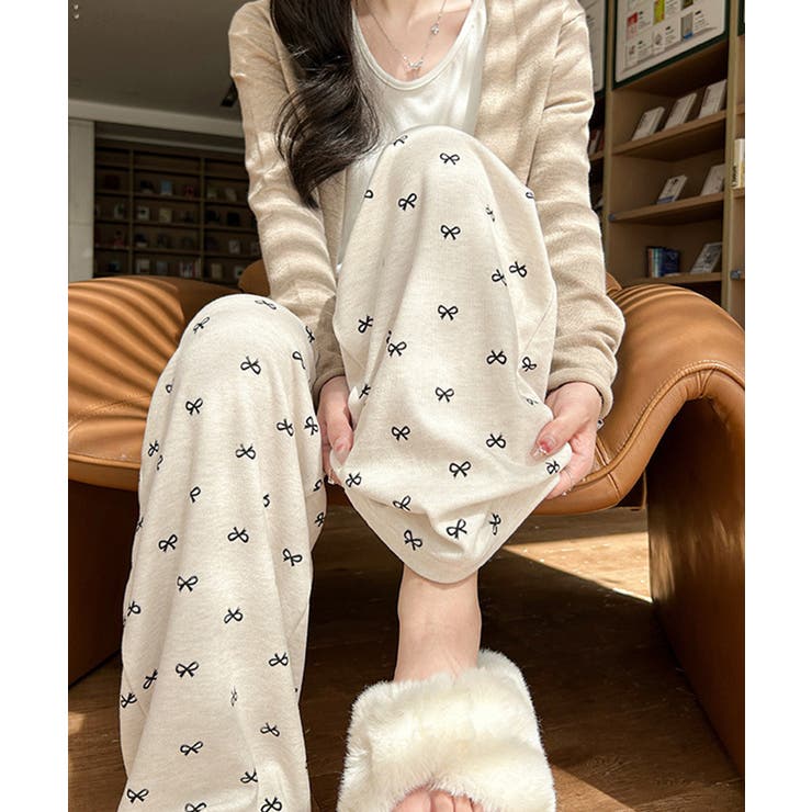 薄手スウェットパンツ 韓国風ワイドパンツ | SUNSHINE CLOSET | 詳細画像4 