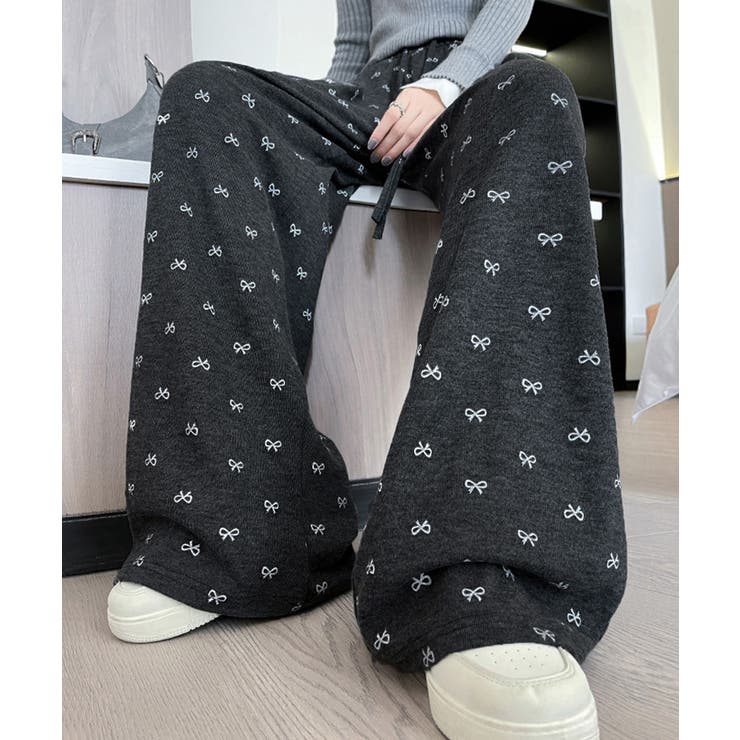 薄手スウェットパンツ 韓国風ワイドパンツ | SUNSHINE CLOSET | 詳細画像5 