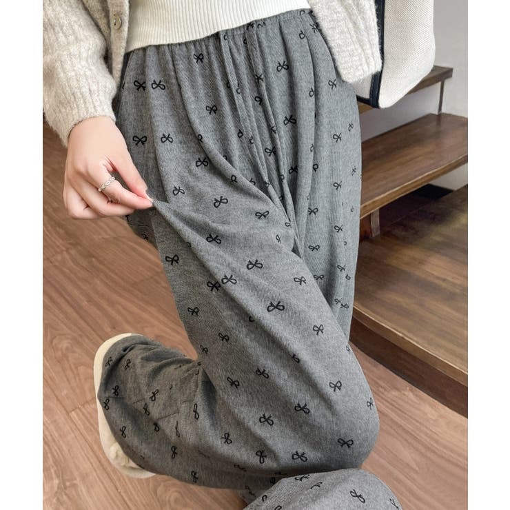 薄手スウェットパンツ 韓国風ワイドパンツ | SUNSHINE CLOSET | 詳細画像7 