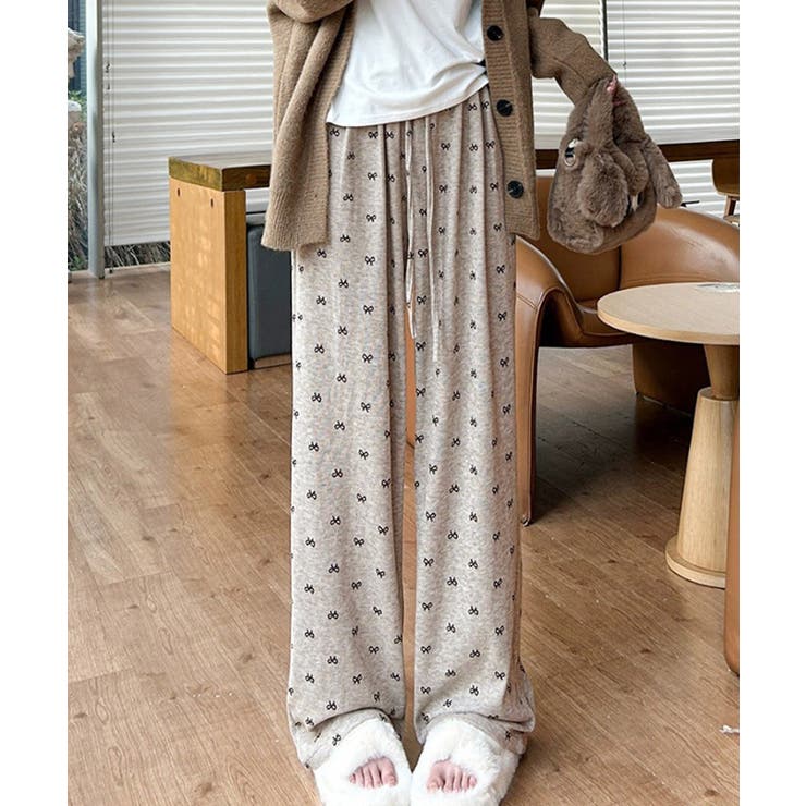 薄手スウェットパンツ 韓国風ワイドパンツ | SUNSHINE CLOSET | 詳細画像8 