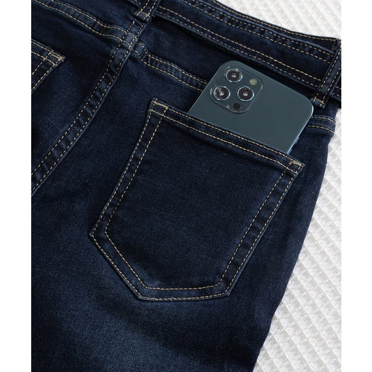 セミフレアデニムパンツ レディース 美脚 | SUNSHINE CLOSET | 詳細画像18 