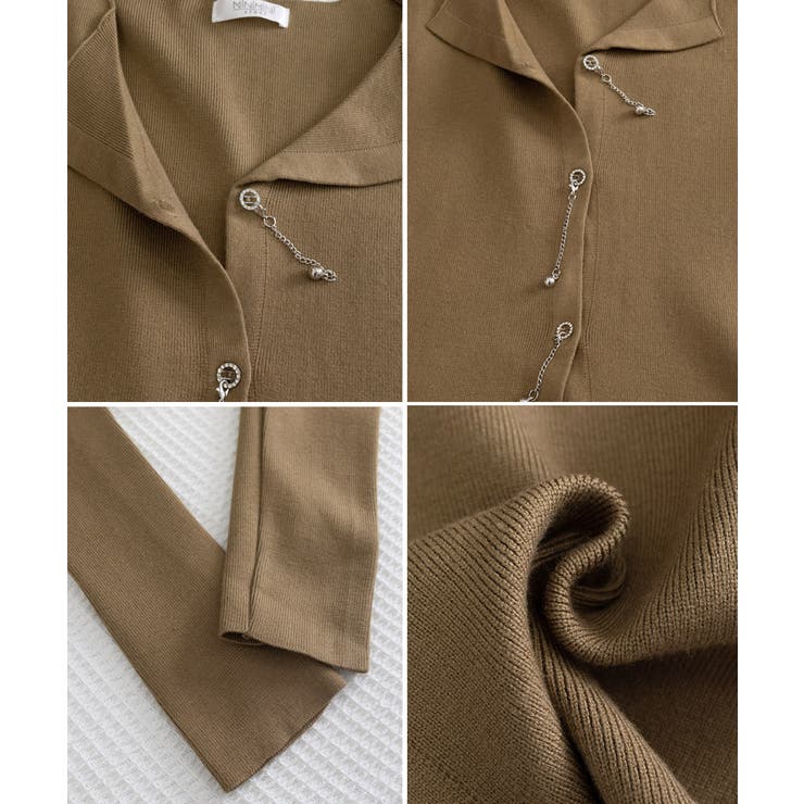 ニットトップス レディース Vネック長袖 | SUNSHINE CLOSET | 詳細画像17 