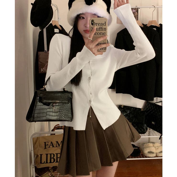 ニットトップス レディース Vネック長袖 | SUNSHINE CLOSET | 詳細画像2 