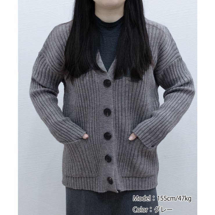 レディーストップス 長袖カーデ 秋冬 | SUNSHINE CLOSET | 詳細画像9 