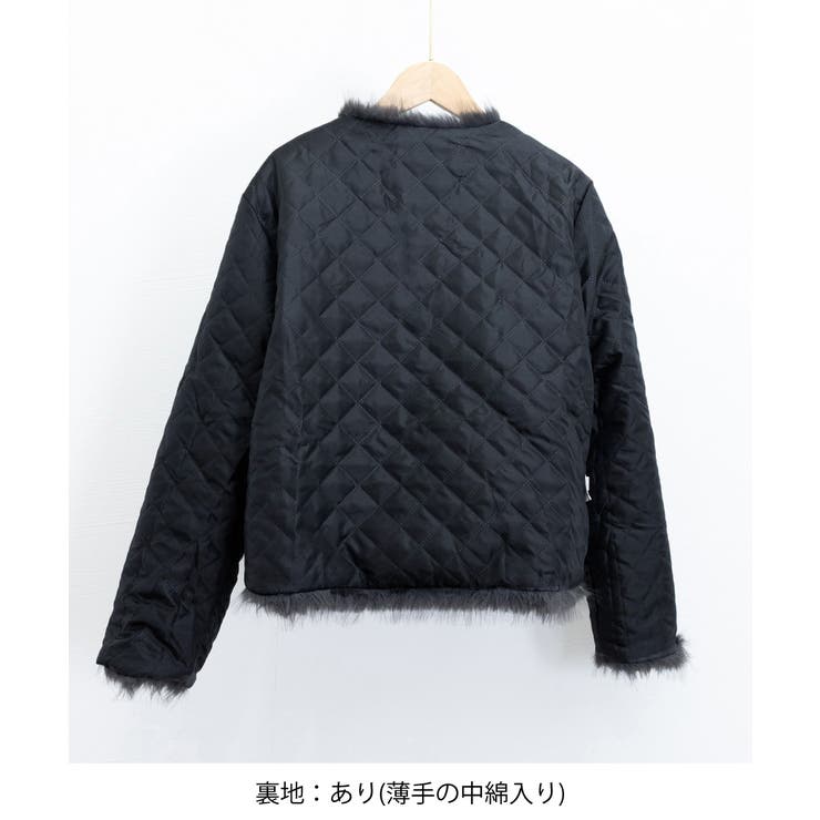 韓国風ノーカラーフェイクファージャケット | SUNSHINE CLOSET | 詳細画像18 