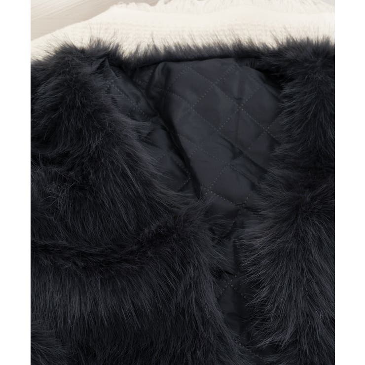 韓国風ノーカラーフェイクファージャケット | SUNSHINE CLOSET | 詳細画像20 