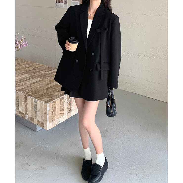 ダブルボタンテーラードジャケットアウター | SUNSHINE CLOSET | 詳細画像10 