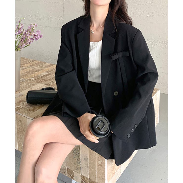 ダブルボタンテーラードジャケットアウター | SUNSHINE CLOSET | 詳細画像11 