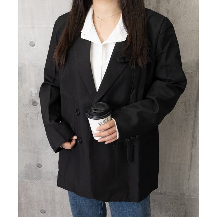 ダブルボタンテーラードジャケットアウター | SUNSHINE CLOSET | 詳細画像14 