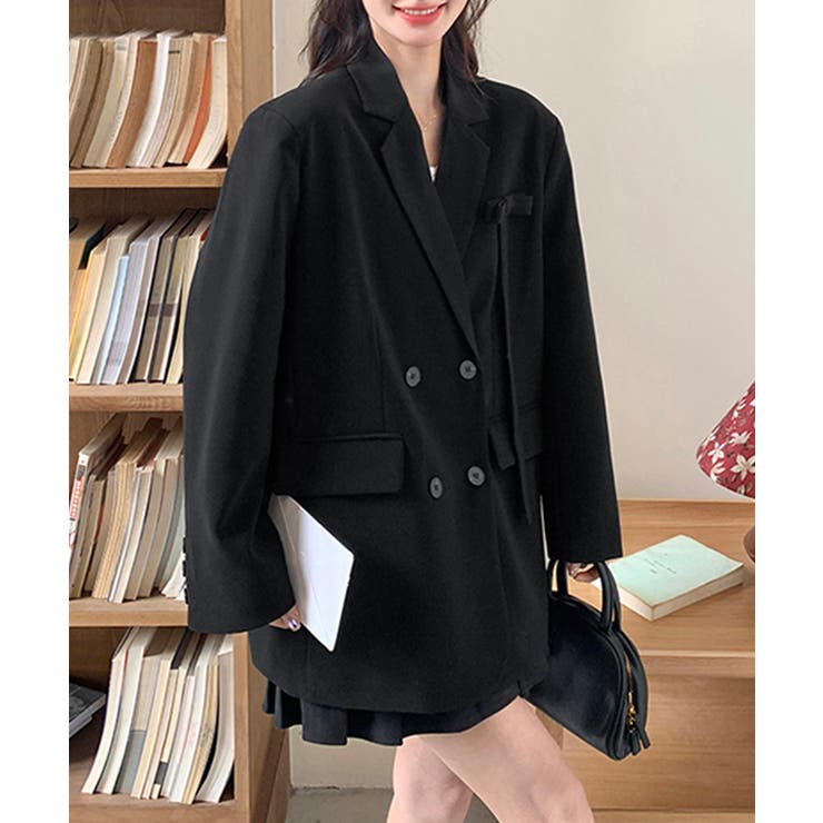 ダブルボタンテーラードジャケットアウター | SUNSHINE CLOSET | 詳細画像4 