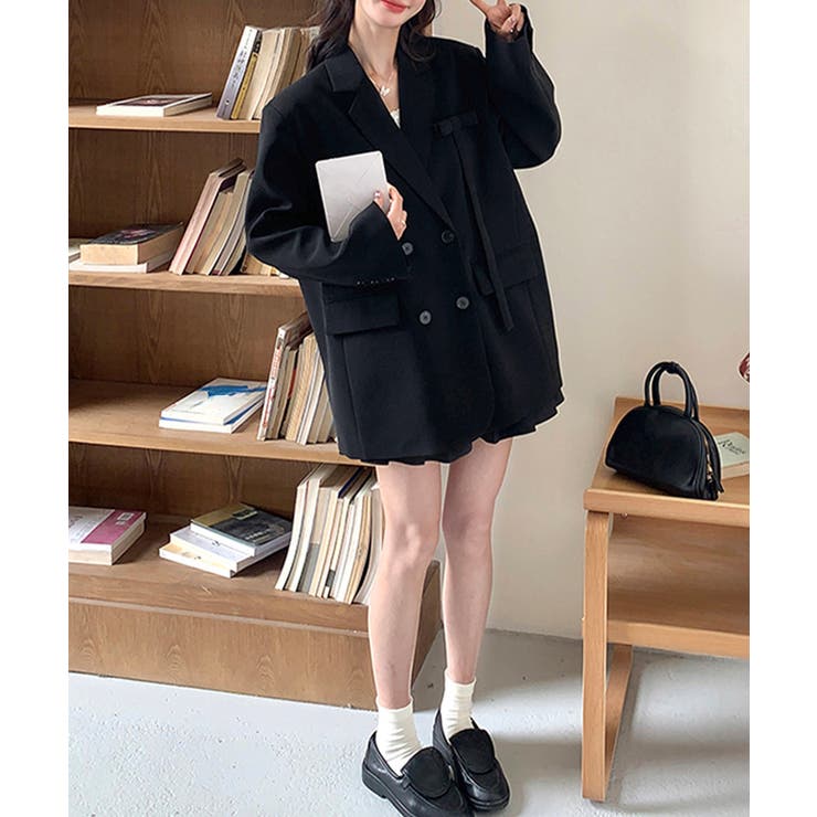 ダブルボタンテーラードジャケットアウター | SUNSHINE CLOSET | 詳細画像7 