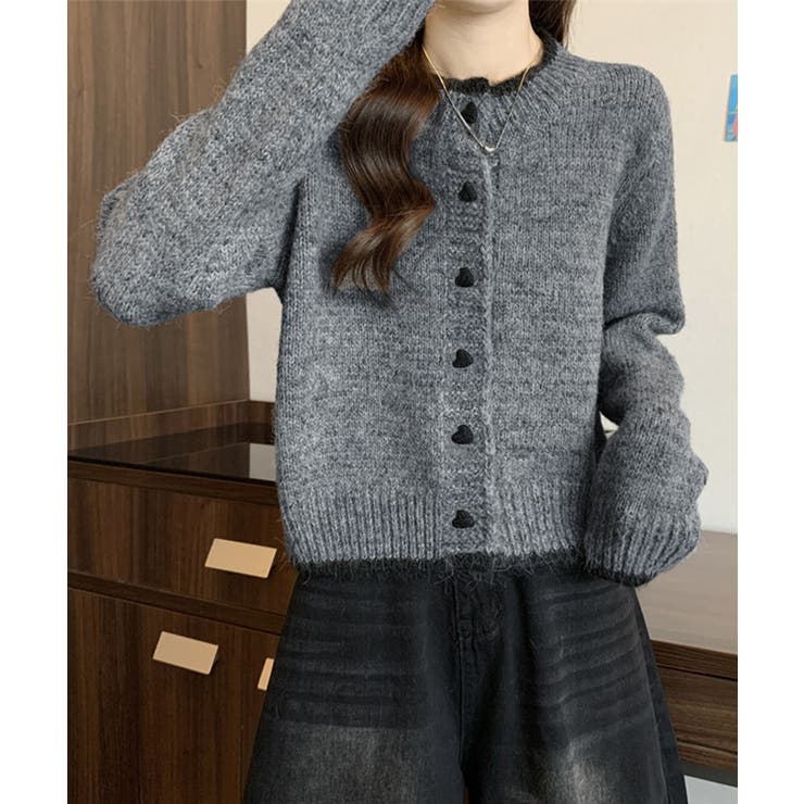 美品！グレースクラスのナンバーニット ナンバーロゴルーズフェザーニットトップス[tu1466] | レディース