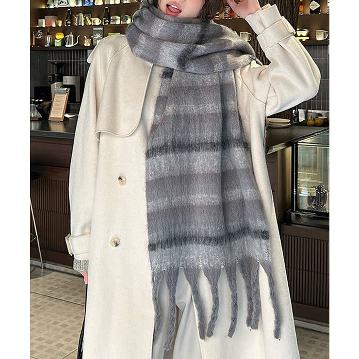 ボリュームマフラー大判 ふわふわマフラー | SUNSHINE CLOSET | 詳細画像4 