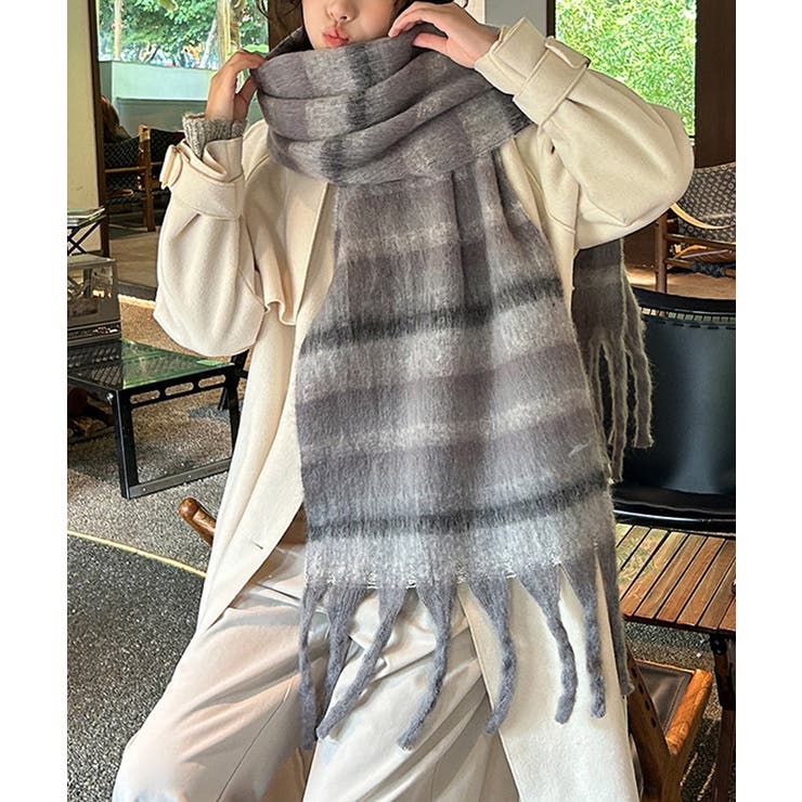 ボリュームマフラー大判 ふわふわマフラー | SUNSHINE CLOSET | 詳細画像5 