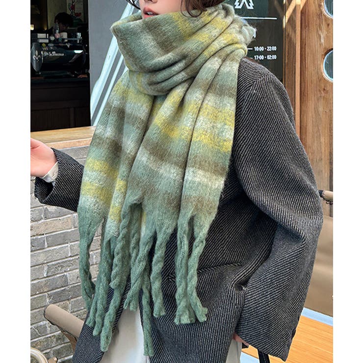 ボリュームマフラー大判 ふわふわマフラー | SUNSHINE CLOSET | 詳細画像9 