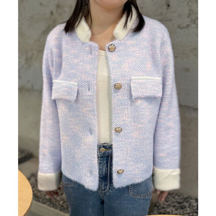 ふわふわモヘアライクジャケット 羽織もの | SUNSHINE CLOSET | 詳細画像10 