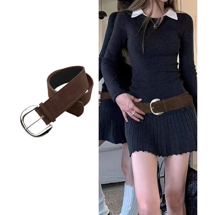 ヴィンテージ風スエードバックルベルト | SUNSHINE CLOSET | 詳細画像5 