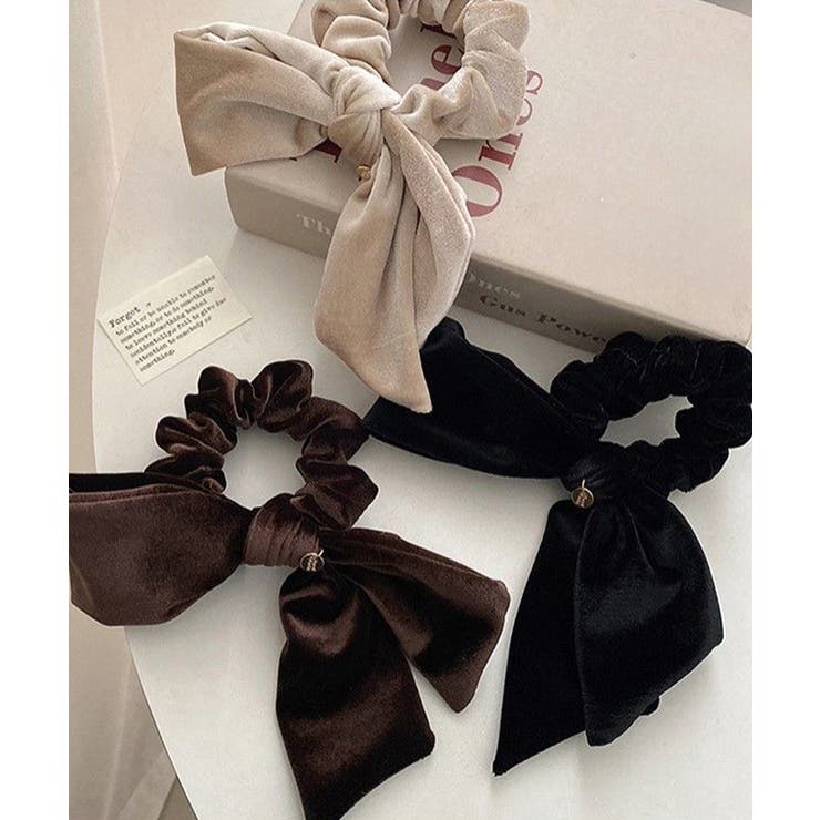 リボン付きシュシュ ヘアゴム 韓国風 | SUNSHINE CLOSET | 詳細画像15 