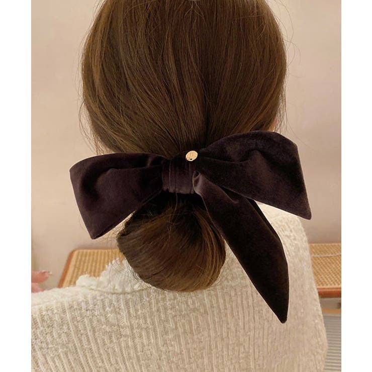 リボン付きシュシュ ヘアゴム 韓国風 | SUNSHINE CLOSET | 詳細画像2 
