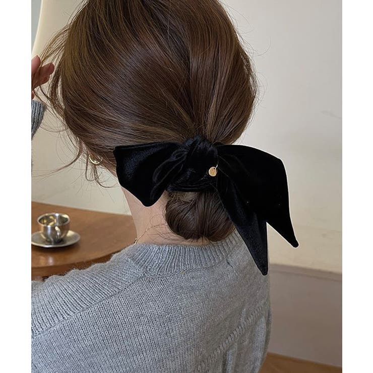 リボン付きシュシュ ヘアゴム 韓国風 | SUNSHINE CLOSET | 詳細画像5 