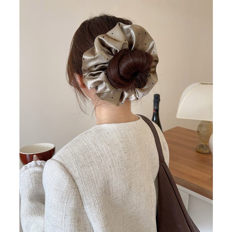 ビッグドットシュシュ ボリュームヘアゴム | SUNSHINE CLOSET | 詳細画像3 