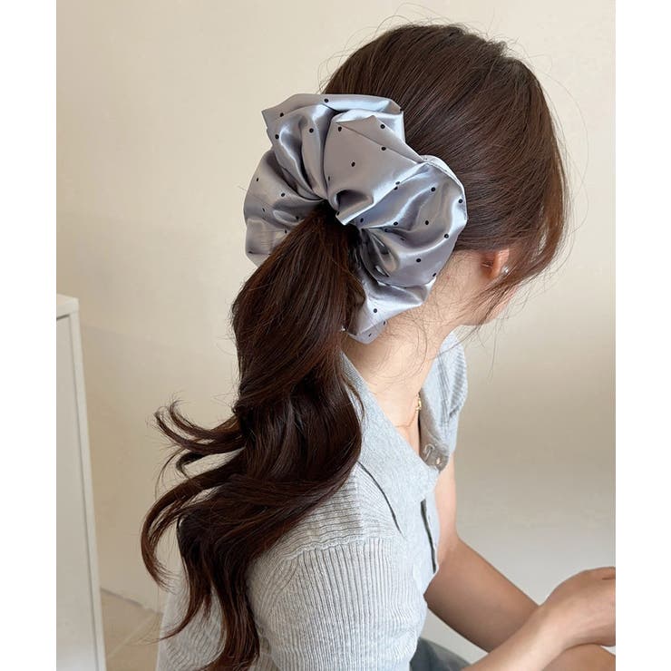 ビッグドットシュシュ ボリュームヘアゴム | SUNSHINE CLOSET | 詳細画像5 