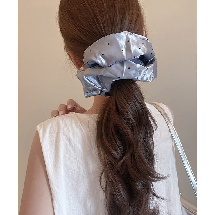 ビッグドットシュシュ ボリュームヘアゴム | SUNSHINE CLOSET | 詳細画像7 