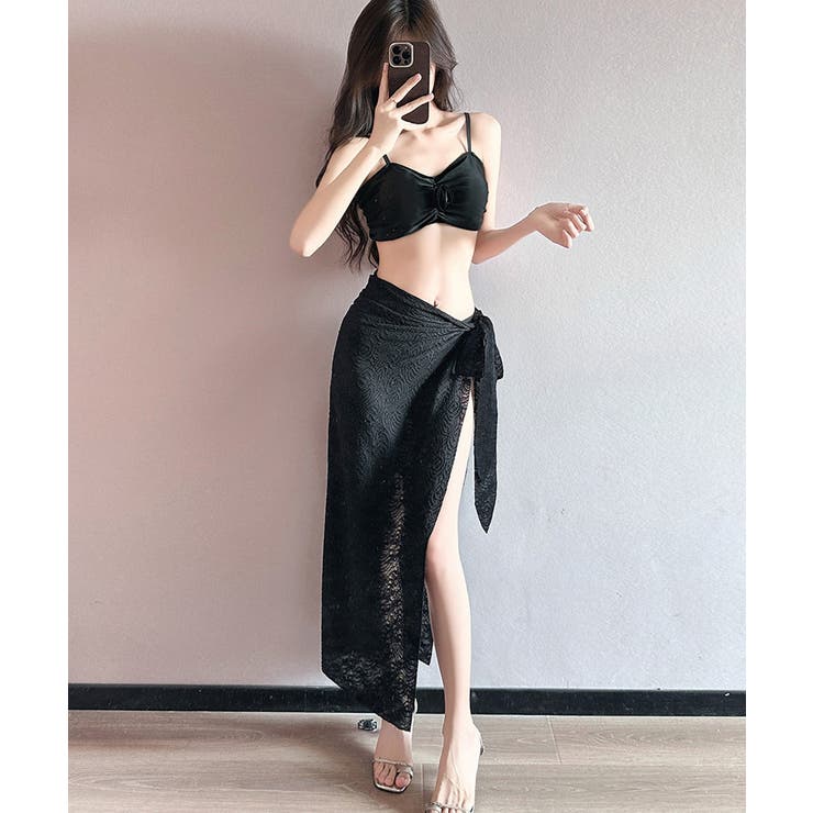 ビキニ 水着3点セットパレオ付き 韓国風 | SUNSHINE CLOSET | 詳細画像8 