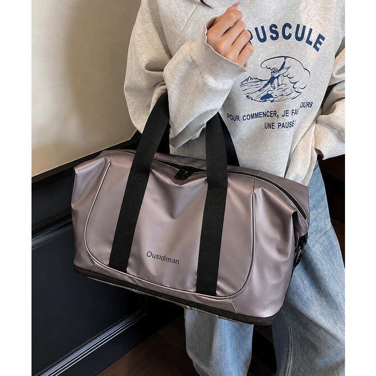 シンプル配色トラベルバッグ ショルダーバッグ 肩掛け斜め掛け鞄 | SUNSHINE CLOSET | 詳細画像10 