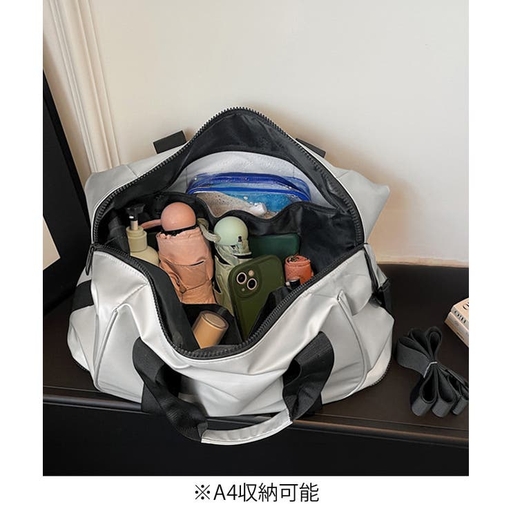 シンプル配色トラベルバッグ ショルダーバッグ 肩掛け斜め掛け鞄 | SUNSHINE CLOSET | 詳細画像21 