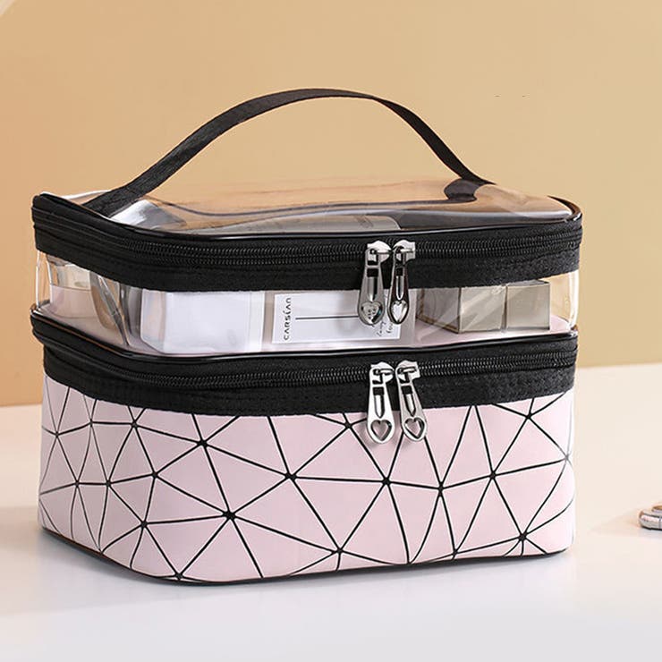 メイクポーチ 大容量 持ち運び収納バッグ | SUNSHINE CLOSET | 詳細画像1 