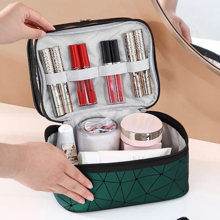 メイクポーチ 大容量 持ち運び収納バッグ | SUNSHINE CLOSET | 詳細画像10 