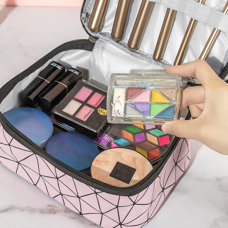 メイクポーチ 大容量 持ち運び収納バッグ | SUNSHINE CLOSET | 詳細画像14 