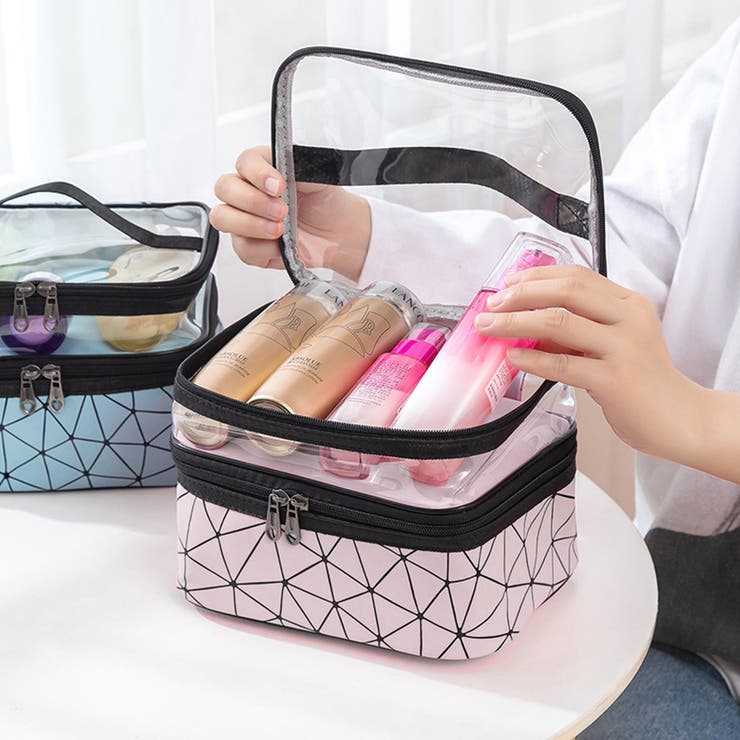 メイクポーチ 大容量 持ち運び収納バッグ | SUNSHINE CLOSET | 詳細画像17 