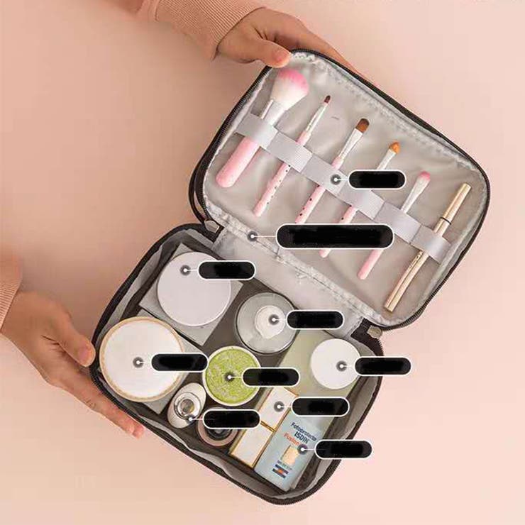 メイクポーチ 大容量 持ち運び収納バッグ | SUNSHINE CLOSET | 詳細画像18 