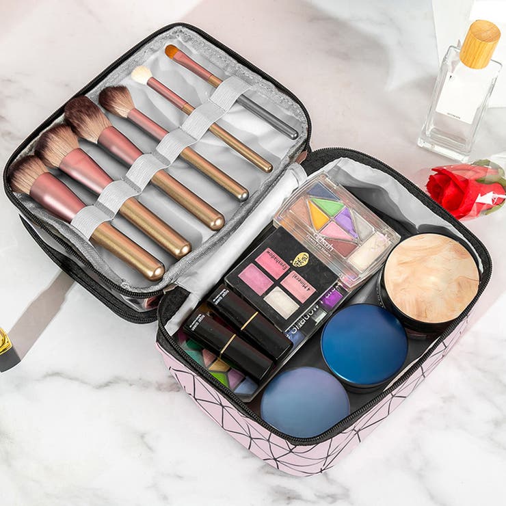 メイクポーチ 大容量 持ち運び収納バッグ | SUNSHINE CLOSET | 詳細画像8 