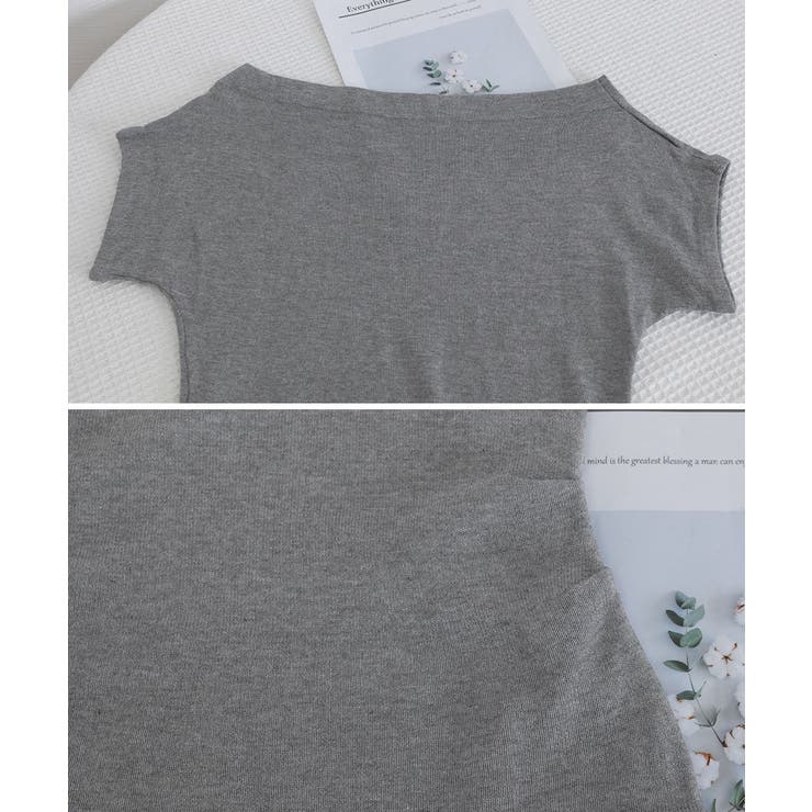 ワンショルダーtシャツ レディース ボートネック | SUNSHINE CLOSET | 詳細画像34 