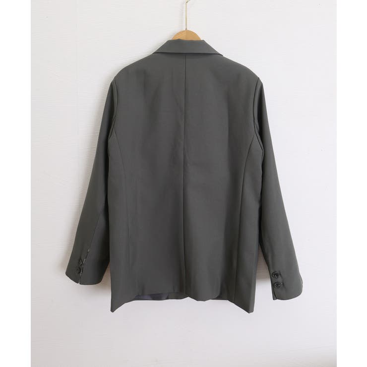 レディースレースカフススーツジャケットビッグシルエットゆったりミドル丈アウター … | SUNSHINE CLOSET | 詳細画像19 