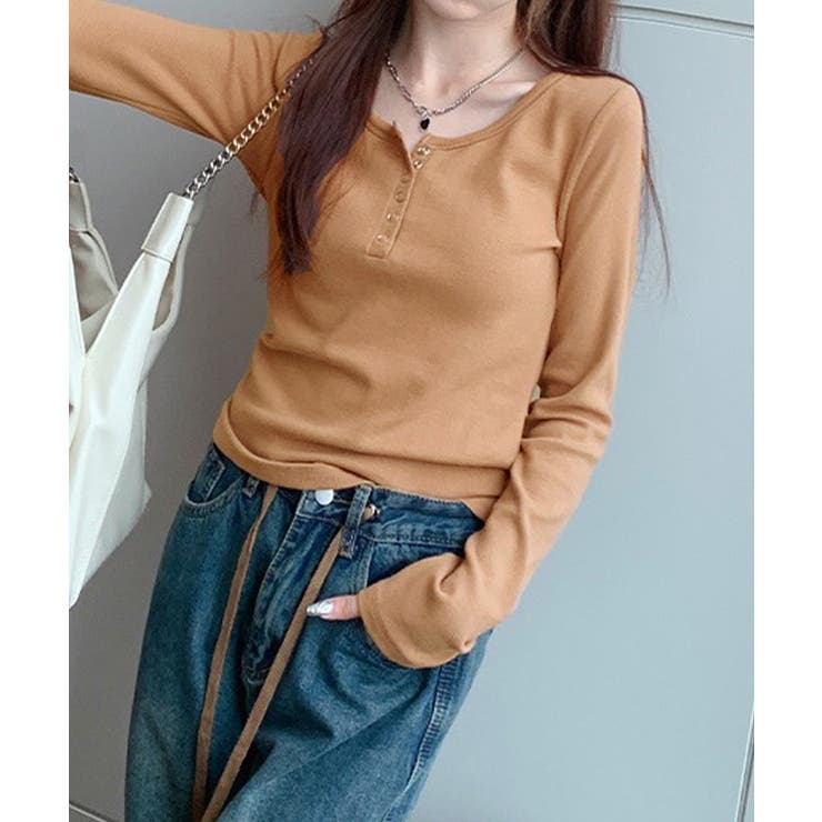 カップ付きリブニットトップス暖かインナー | SUNSHINE CLOSET | 詳細画像11 