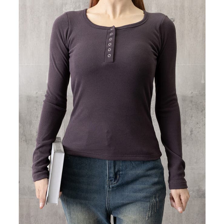 カップ付きリブニットトップス暖かインナー | SUNSHINE CLOSET | 詳細画像18 